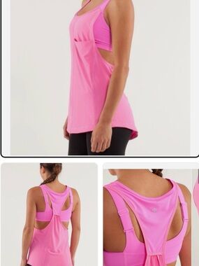 Lululemon Run For Your Money tank sz 2